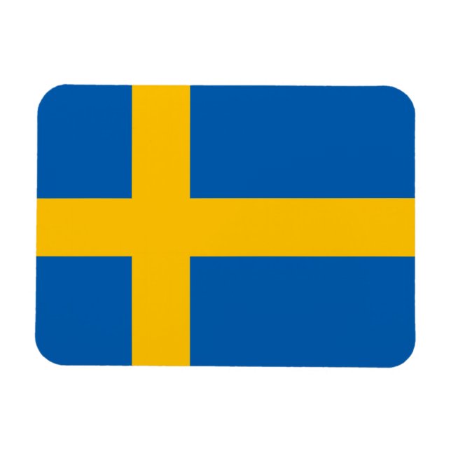 Sweden - Swedish Flag Magnet (Horizontal)