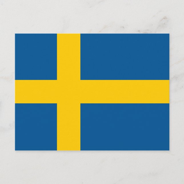 Sweden (Swedish) Flag Postcard (Front)