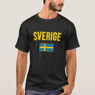 Sweden Swedish Flag Sverige Souvenir T Shirt