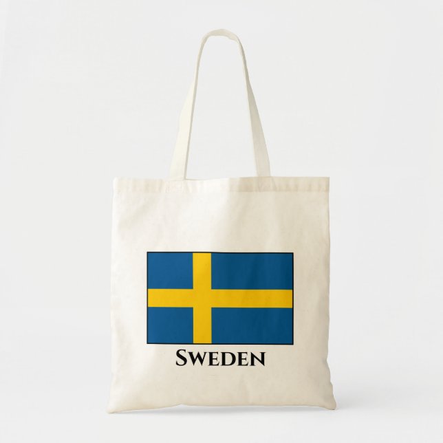 Sweden (Swedish) Flag Tote Bag (Front)