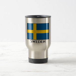 Sweden (Swedish) Flag Travel Mug