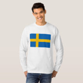 Sweden - Swedish National Flag T-Shirt (Front Full)