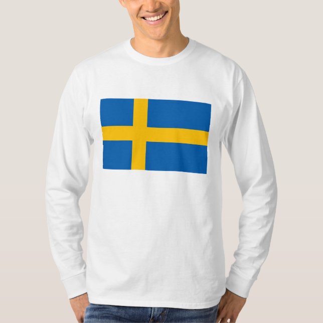 Sweden - Swedish National Flag T-Shirt (Front)