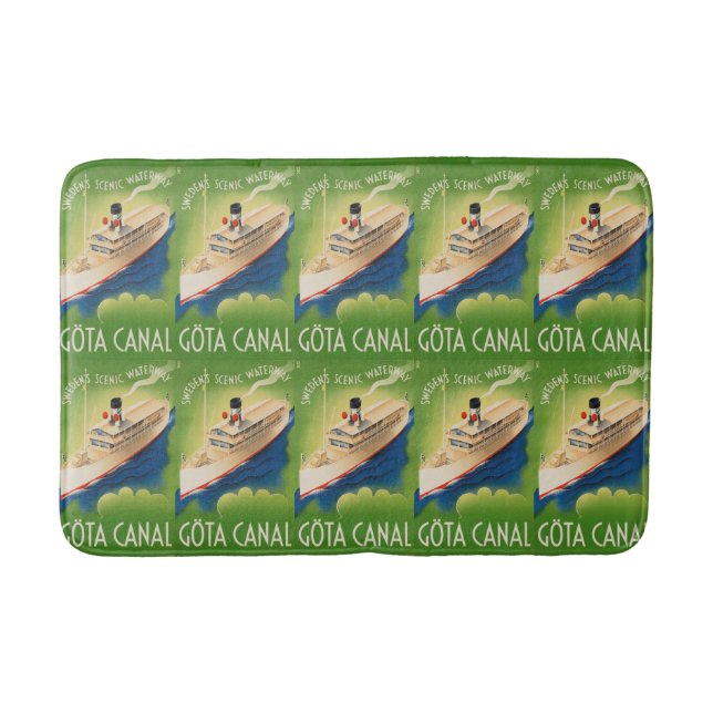 SWEDEN Vintage Travel bath mats (Front)