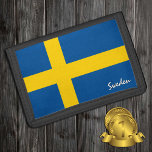 Sweden wallet, Swedish Flag patriot /sports Trifold Wallet<br><div class="desc">WALLETS: Sweden & Swedish Flag fashion - love my country,  fathers day,  holiday gifts,  patriots / sports fans</div>