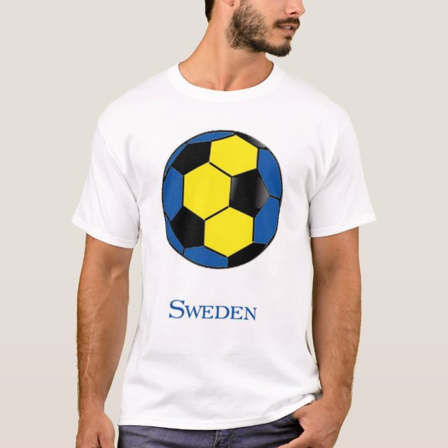 Sweden World Cup Soccer T-Shirt (Front)