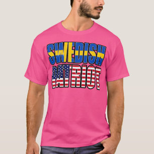 Swedish American Patriot Pride Heritage Flag Gift T-Shirt