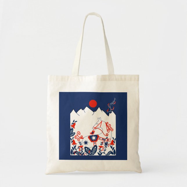 Swedish And Finish Folk Art Gifts Tote Bag (Front)