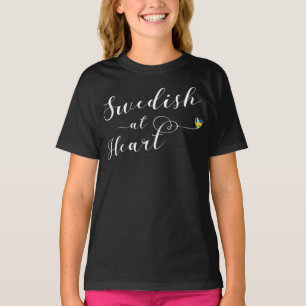 Swedish At Heart Tee Shirt, Sweden