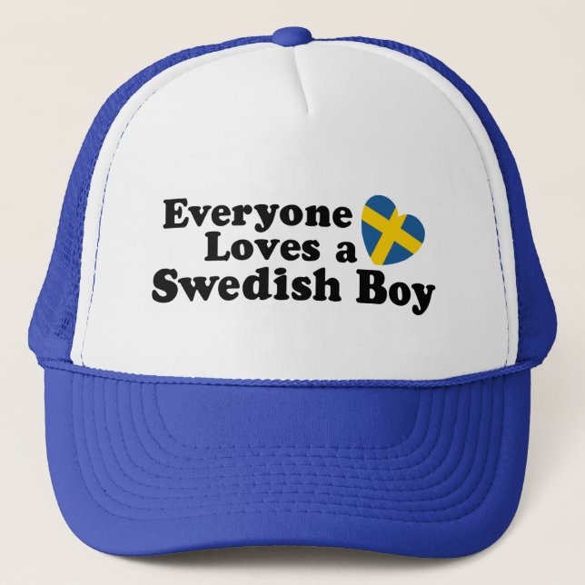 Swedish Boy Trucker Hat (Front)