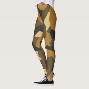 Swedish Camo Advanced Brown Leggings