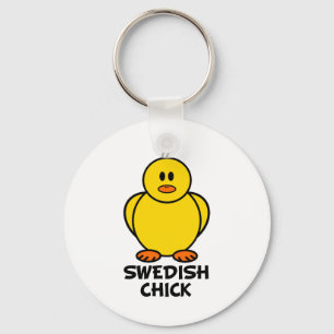 Swedish Chick Key Ring