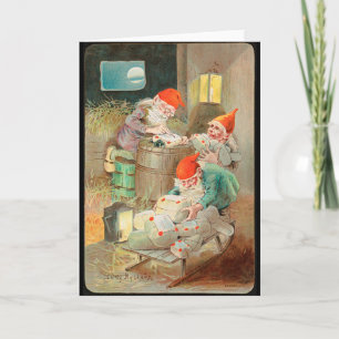 Swedish Christmas Santa (by Jenny Nyström) Card