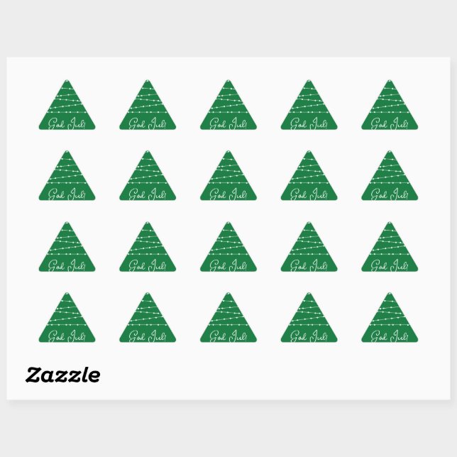 Swedish Christmas tree Personalised sticker (Sheet)