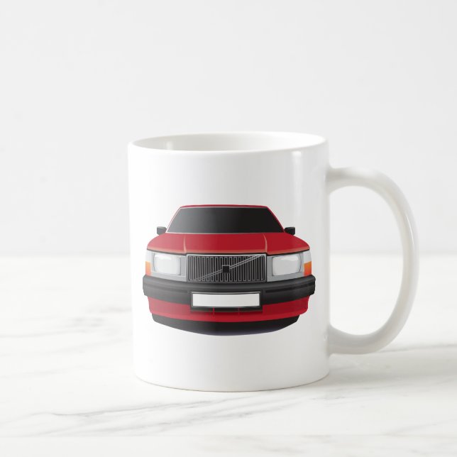 Swedish Classic Car from 80's - 90's Coffee Mug (Right)