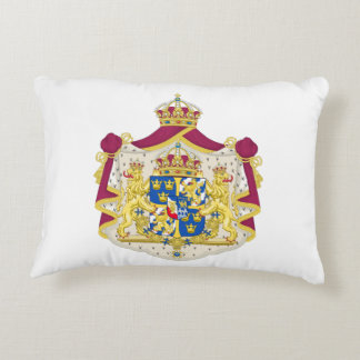 Swedish Coat of Arms Decorative Cushion