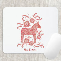 Swedish Dala Horse Custom Name