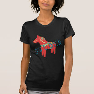 Swedish Dala Horse gifts & greetings T-Shirt