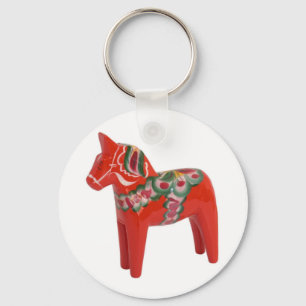 Swedish Dala Horse Scandinavian Key Ring