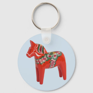 Swedish Dala Horse Scandinavian Key Ring
