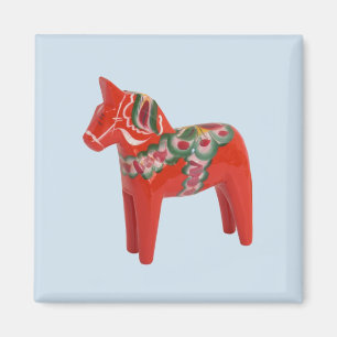 Swedish Dala Horse Scandinavian Magnet