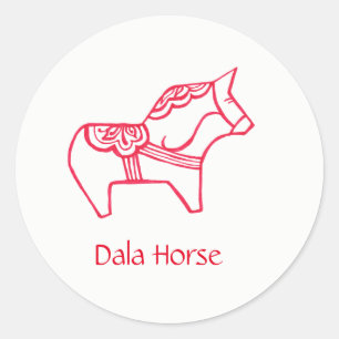 Swedish Dala Horse Sticker