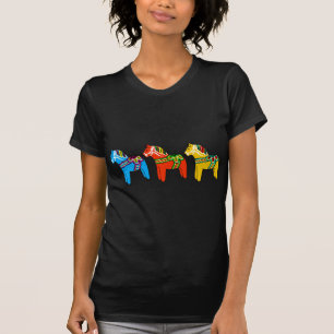 Swedish Dala Horses T-Shirt