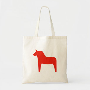 Swedish Dalahäst Tote Bag