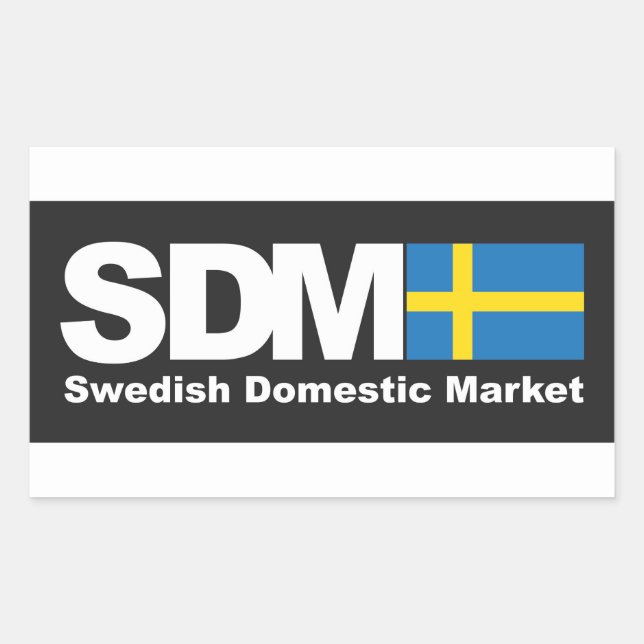 Swedish Domestic Market sticker (Front)