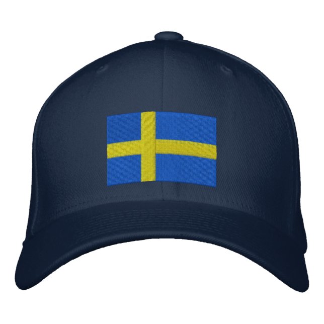 SWEDISH DRINKING TEAM EMBROIDERED HAT (Front)
