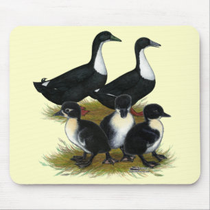 Swedish Duck Family Mouse Mat