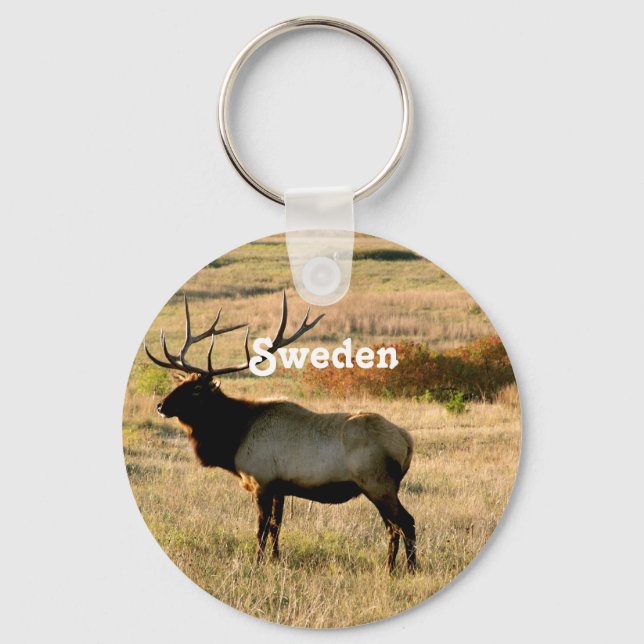 Swedish Elk Key Ring (Front)