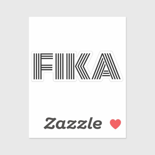 Swedish Fika Black and White (Sheet)