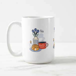 Swedish Fika Coffee Break 15 oz Mug Cosy Scandi