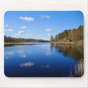 Swedish fjord mouse mat
