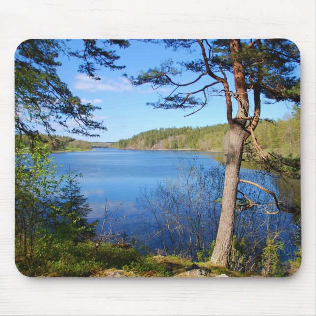 Swedish fjord mouse mat (Front)
