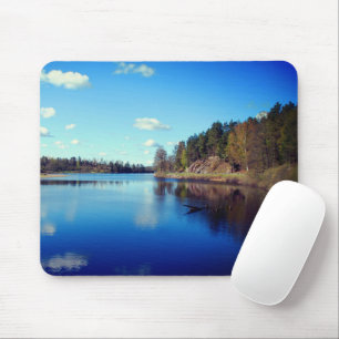Swedish fjord mouse pad