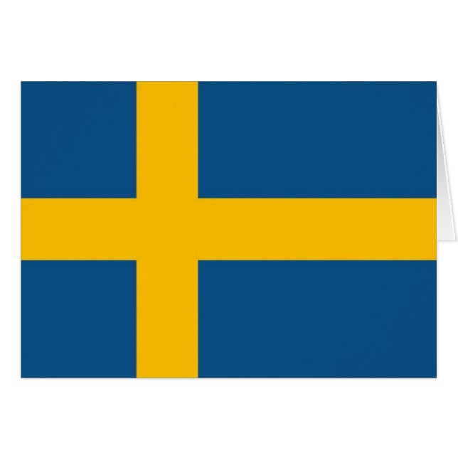 Swedish Flag (Front Horizontal)