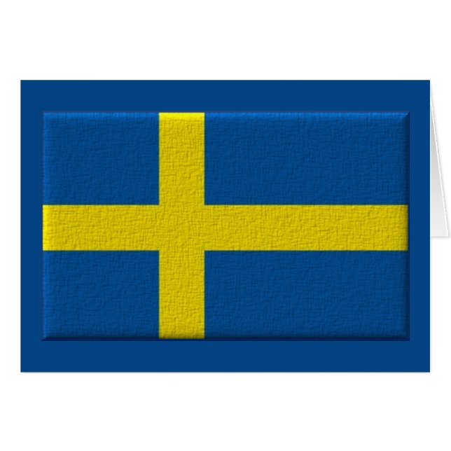 Swedish Flag (Front Horizontal)