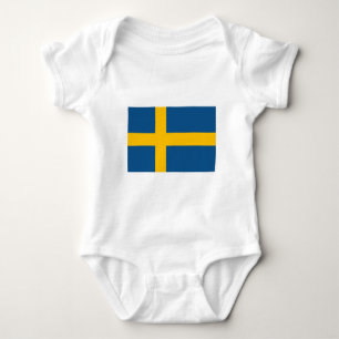 Swedish Flag Baby Bodysuit