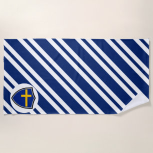Swedish flag beach towel