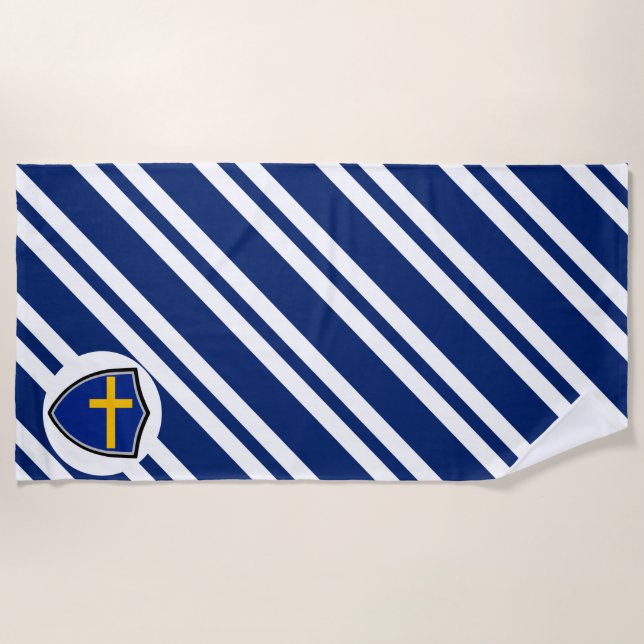 Swedish flag beach towel (Front)