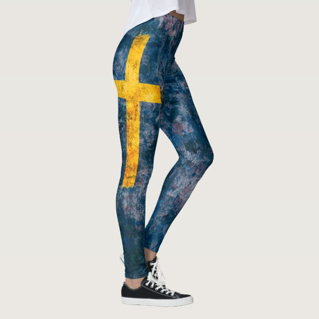 Swedish Flag Leggings (Right)