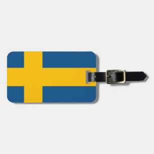 Swedish Flag Luggage Tag