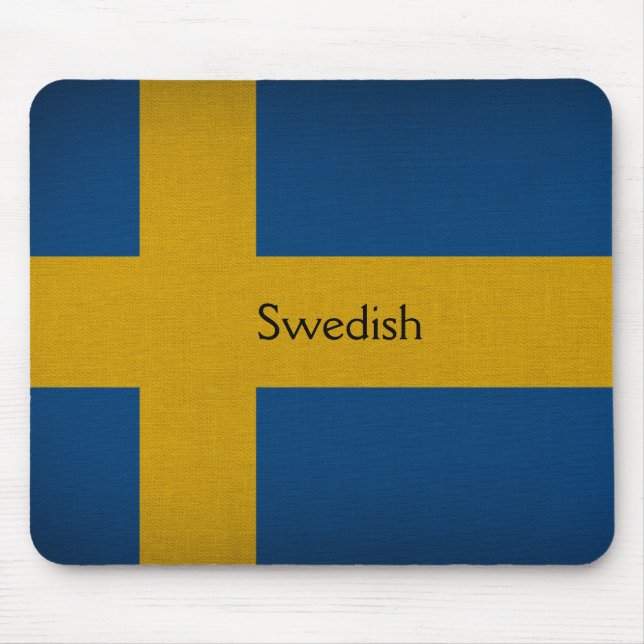 Swedish flag mouse mat (Front)