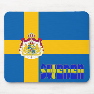 Swedish flag mouse mat