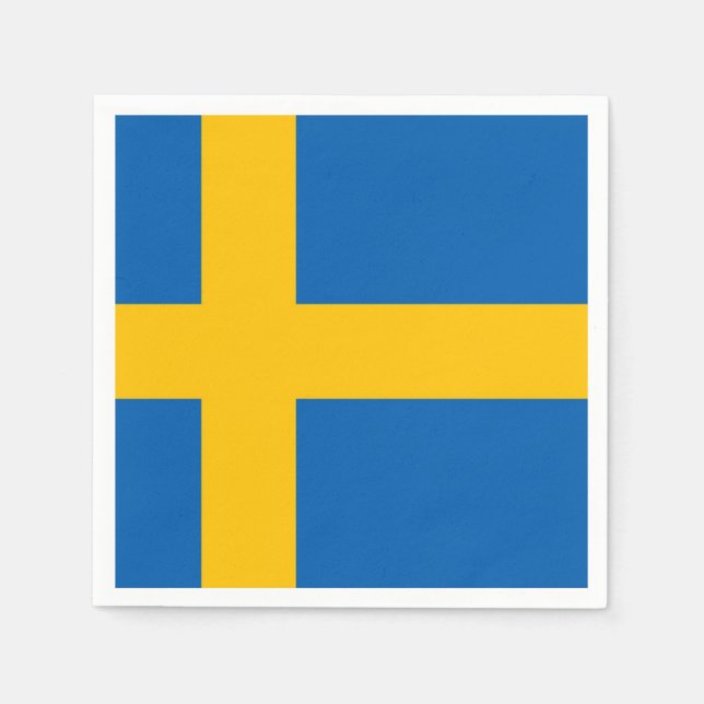 Swedish Flag Napkin (Front)
