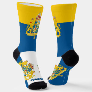 Swedish Flag Patriotic, Sustainable Sweden Premium Socks