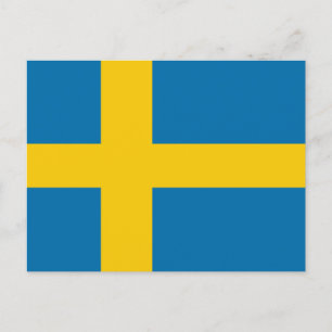 Swedish Flag Postcard