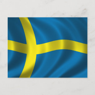Swedish Flag Postcard